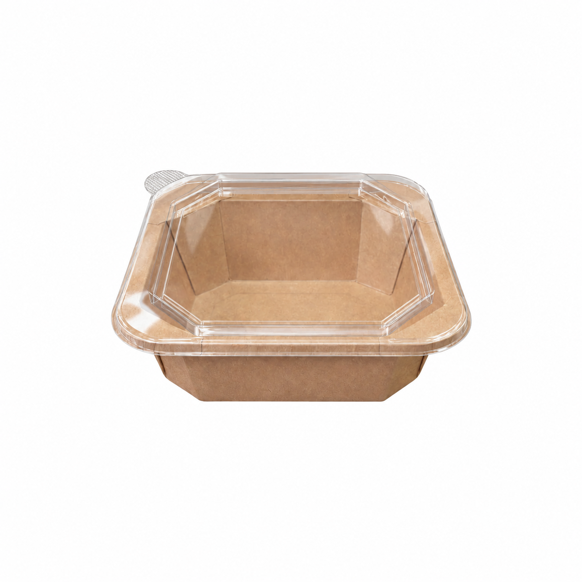 Kraft Square Container 750 ml with Lid - Packpe (1 of 3)